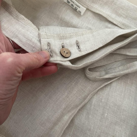 Handmade linen studio skirt - Picture 6 of 6